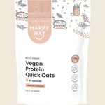 Happy Way Vegan Protein Quick Oats Vanilla 700g — front pack image (UHP)