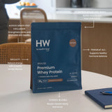 Happy Way Men's Premium Whey Protein Powder Chocolate 900g