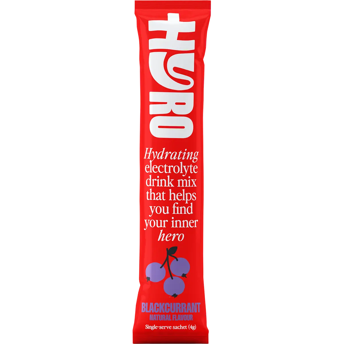 Hyro Electrolyte Sachets Blackcurrant Crush Hasta 15x4g — official UHP product image 4