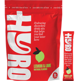 Hyro Electrolyte Electrolyte Sachets Lemon Lime Hasta 15x4g — front pack image (UHP)