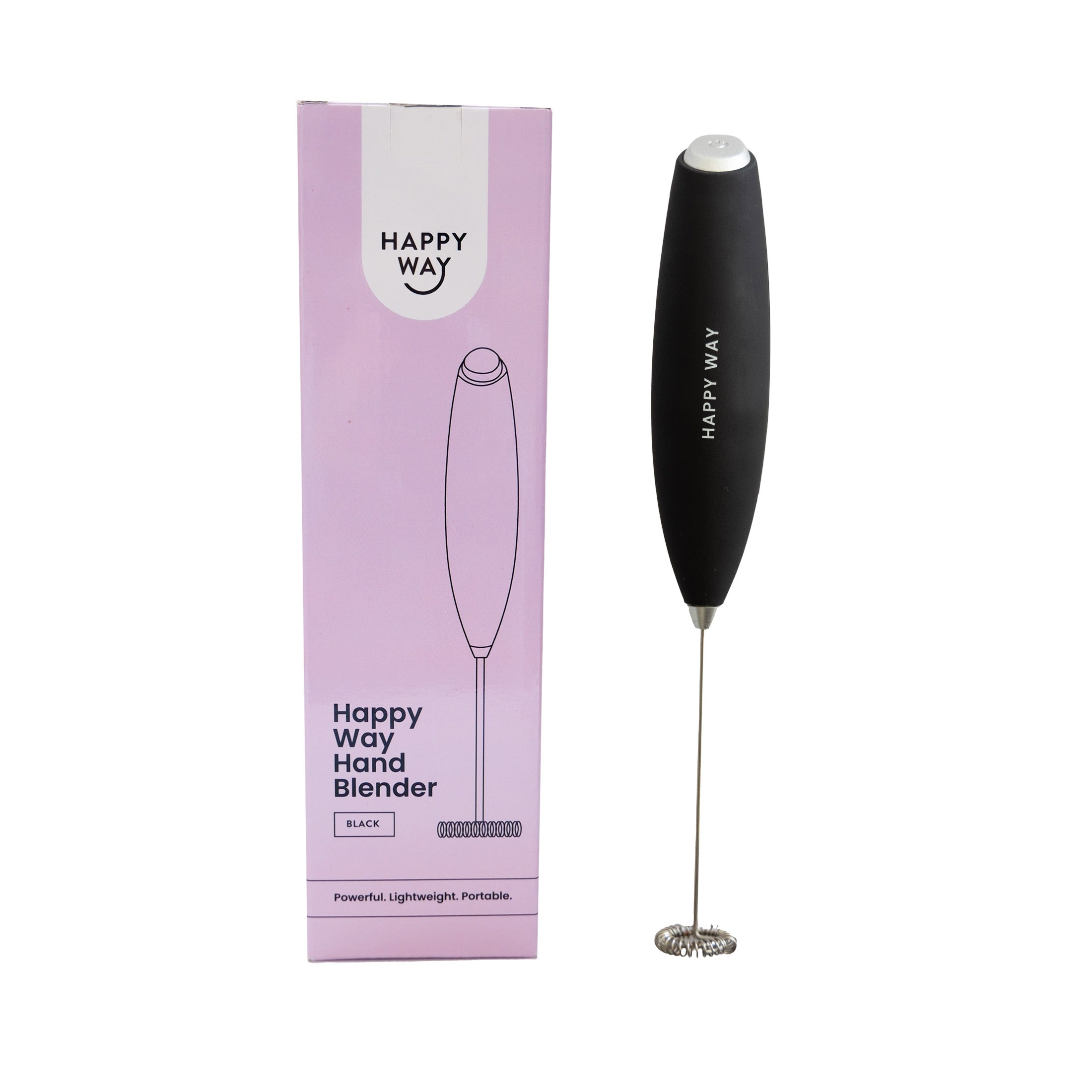 Happy Way Hand Blender Black with Stand