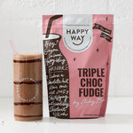 Happy Way Ashy Bines Triple Choc Fudge Vegan Protein lifestyle image