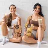 Happy Way Ashy Bines Choc Caramel Whey Protein lifestyle image