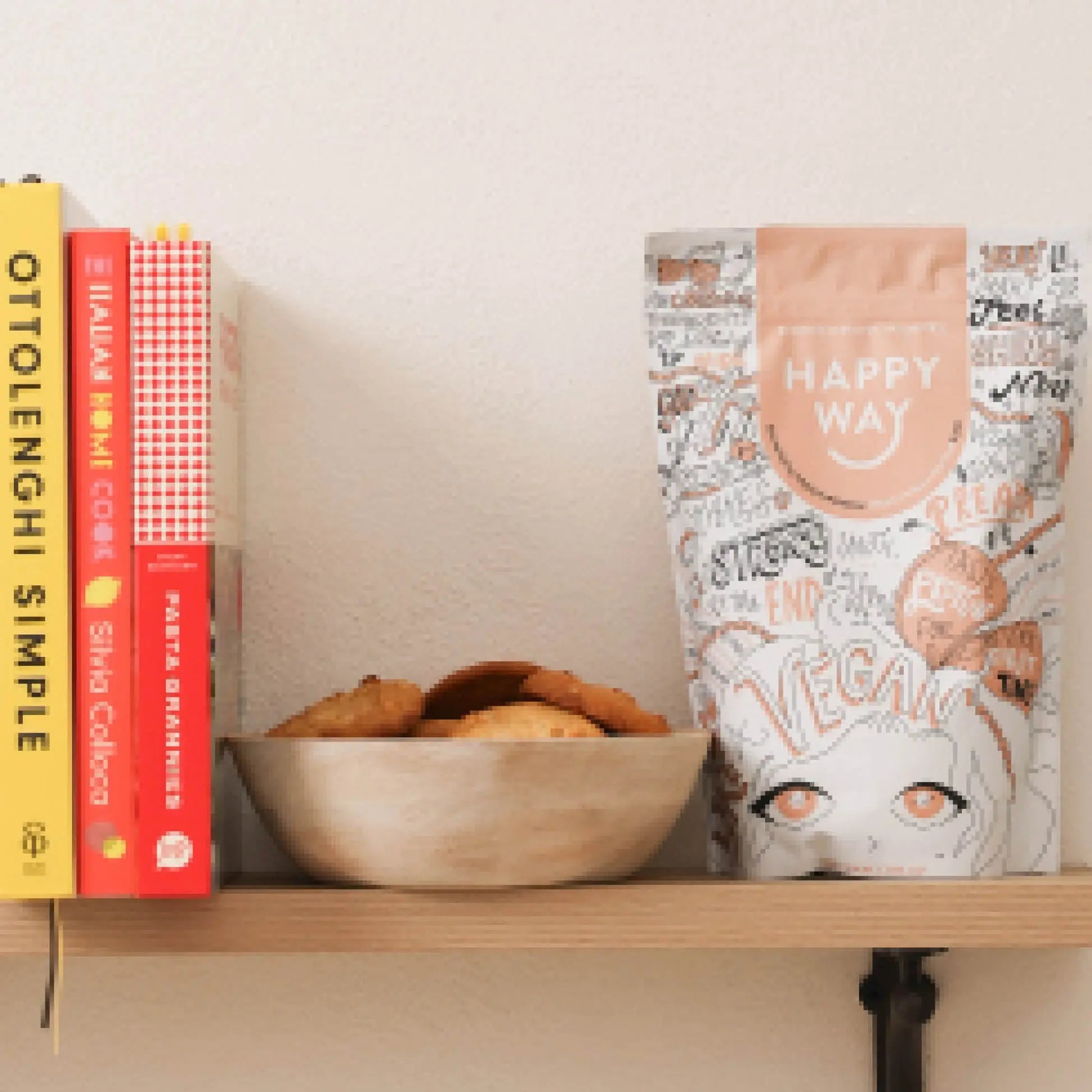 Happy Way Vanilla Vegan Protein Powder lifestyle image