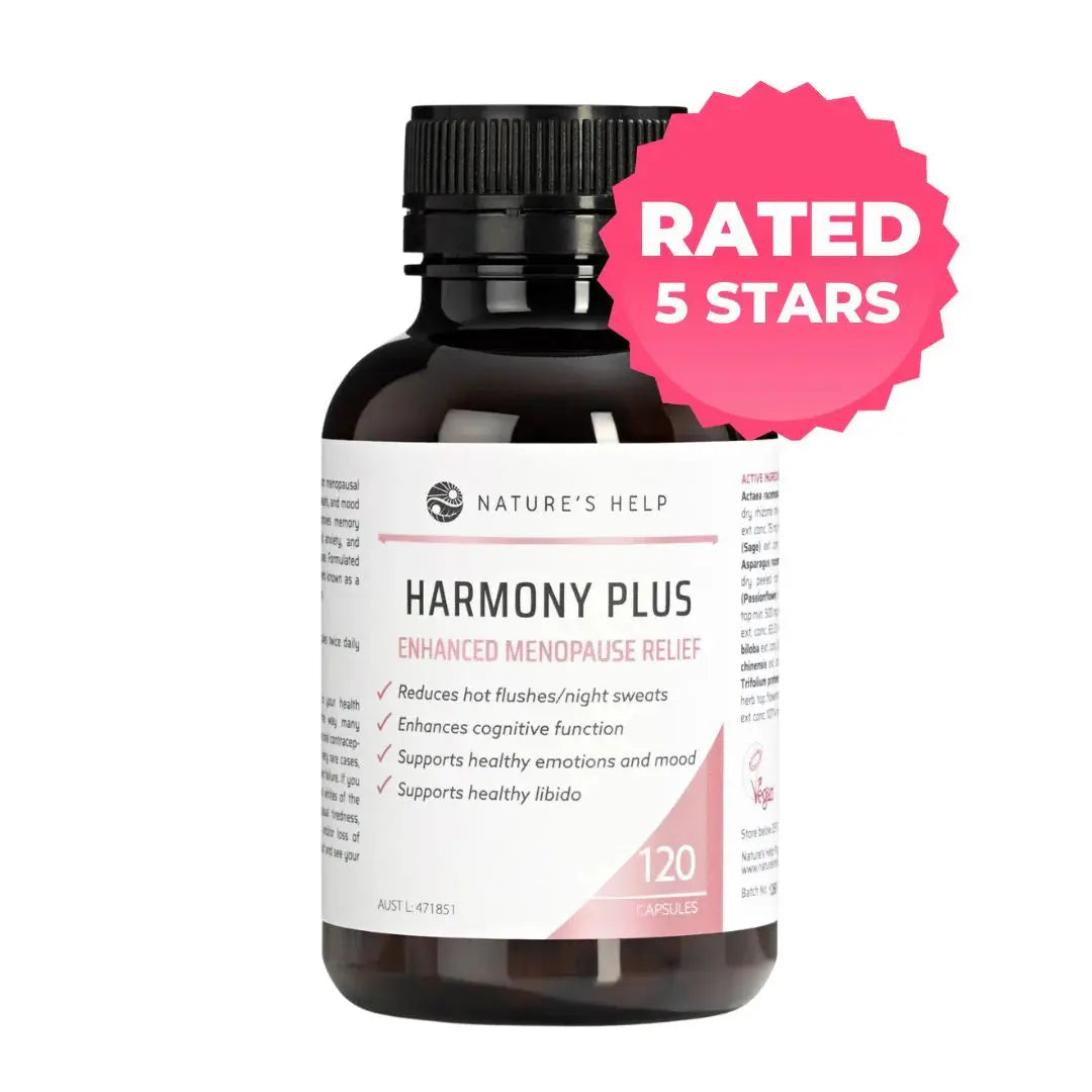 Nature's Help Harmony Plus Enhanced Menopause Relief 120 Caps Nature's Help