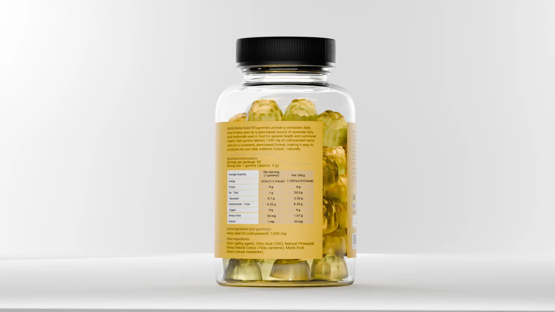 Apollo Nutraceuticals Hemp Seed Oil Gummies official product image 7