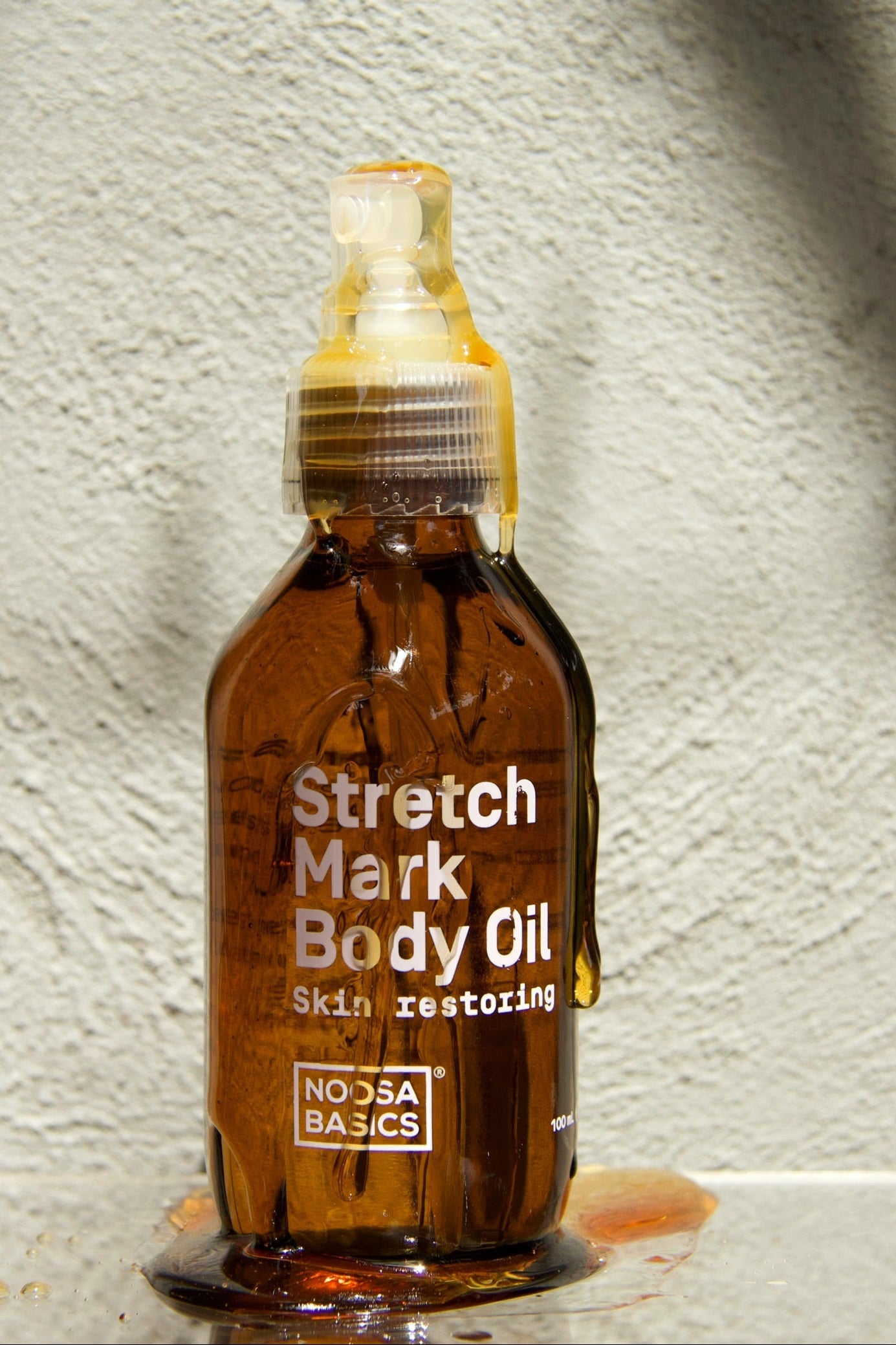 Noosa Basics Stretch Mark Body Oil 100ml — official styled lifestyle image