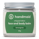 Handmaid Whipped Tallow Face and Body Balm Lemongrass 80G