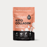 Locako Keto Collagen Chocolate Peanut Butter (Collagen Protein With Coconut Mct) 440G