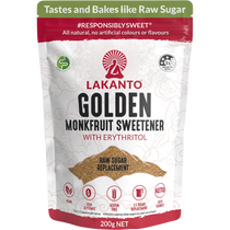 Lakanto Golden Monkfruit 1:1 Raw Sugar Substitute — front pack image (UHP)