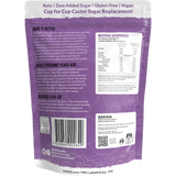 Lakanto Baking Blend Monkfruit Sweetener - Caster Sugar Substitute 200g — back pack image (UHP)