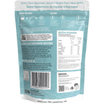Lakanto Icing Powder Classic Monkfruit Sweetener - Pure Icing Sugar Substitute 200g — back pack image (UHP)
