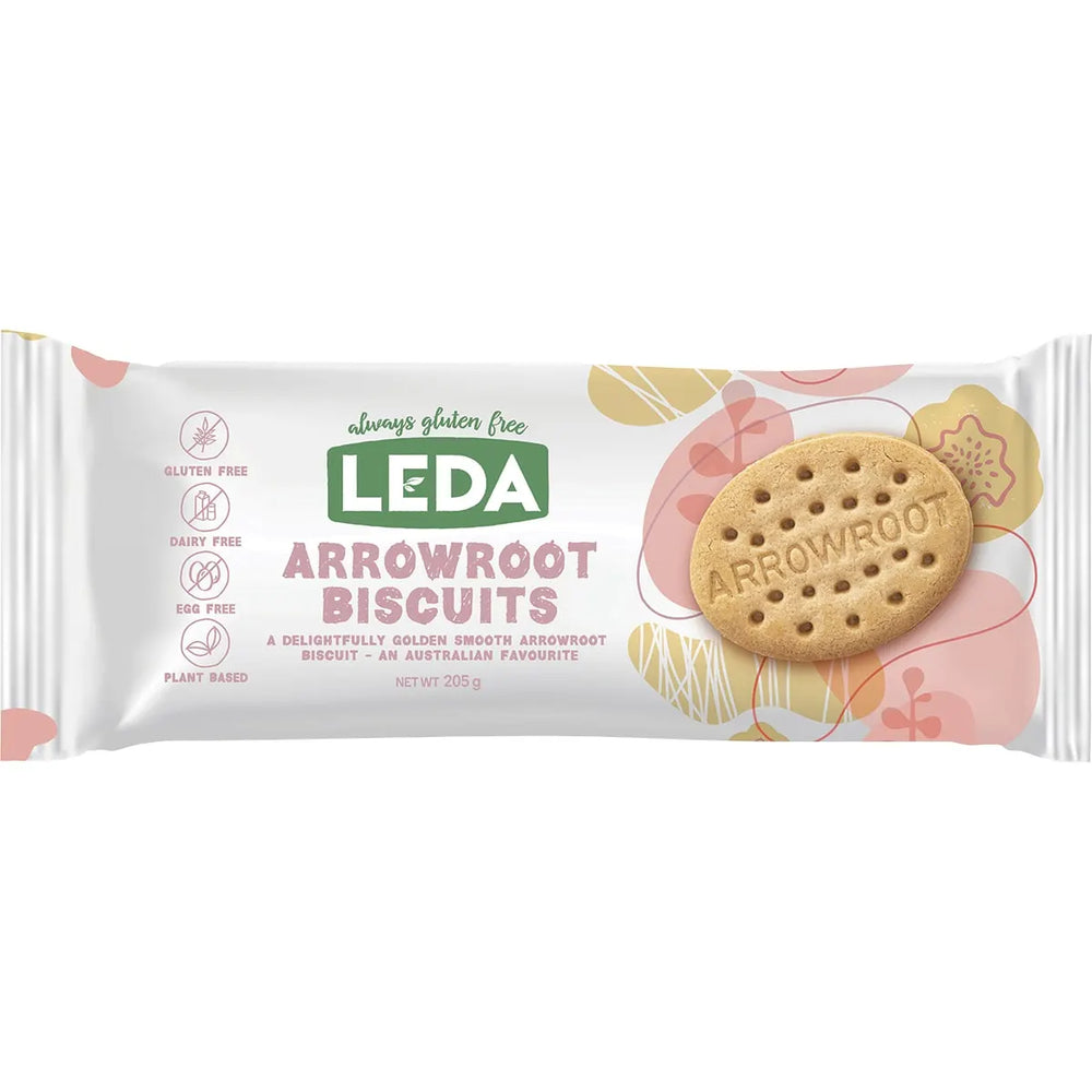 Leda Arrowroot Biscuits 8 X 205g