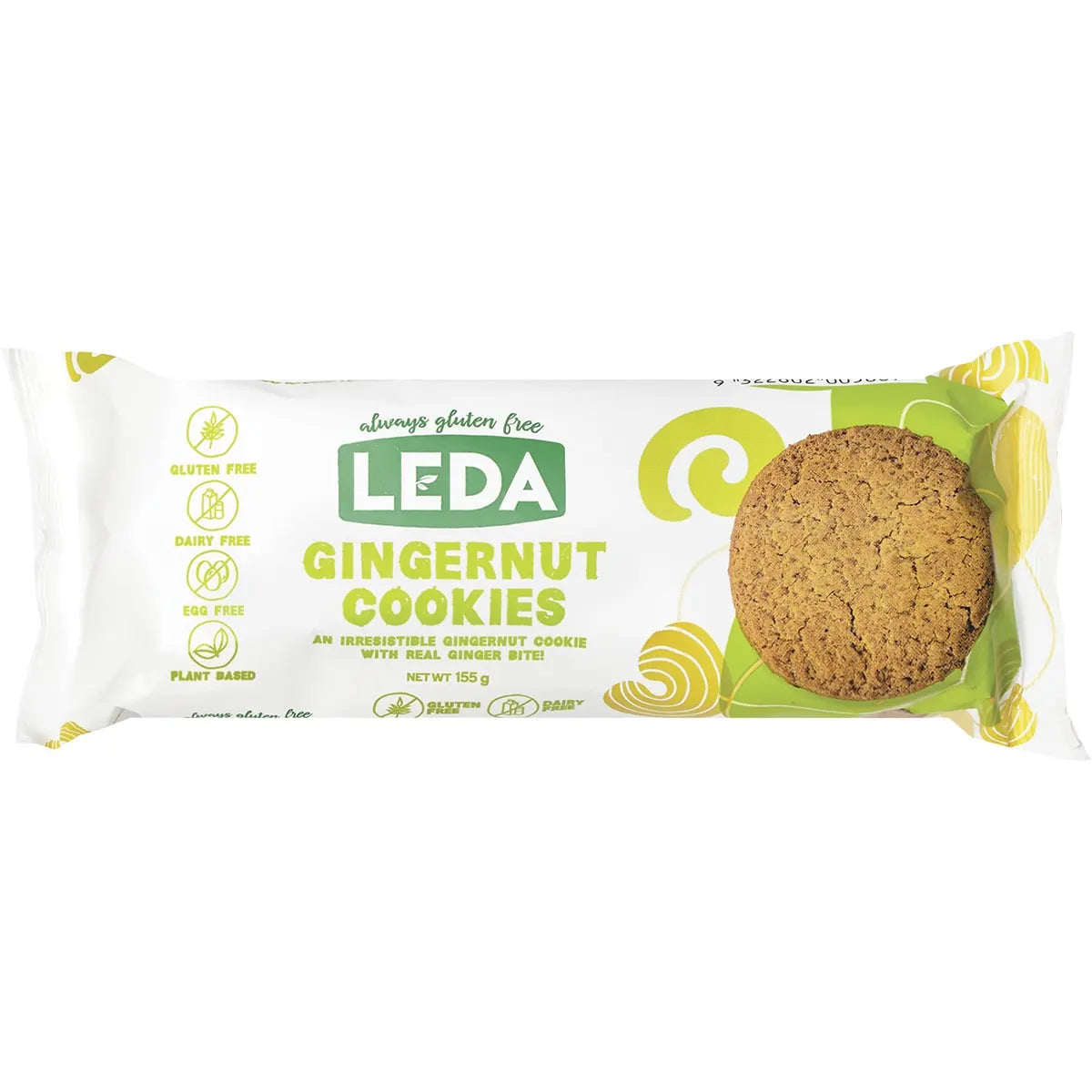 Leda  Gingernut Cookies 8 X 155g