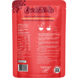 Love My Earth Quick Stix Mix Organic Dahl Bombay Tomato 200g — back pack image (UHP)