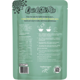 Love My Earth Quick Stix Mix Organic Dahl Creamy Coconut 200g — back pack image (UHP)