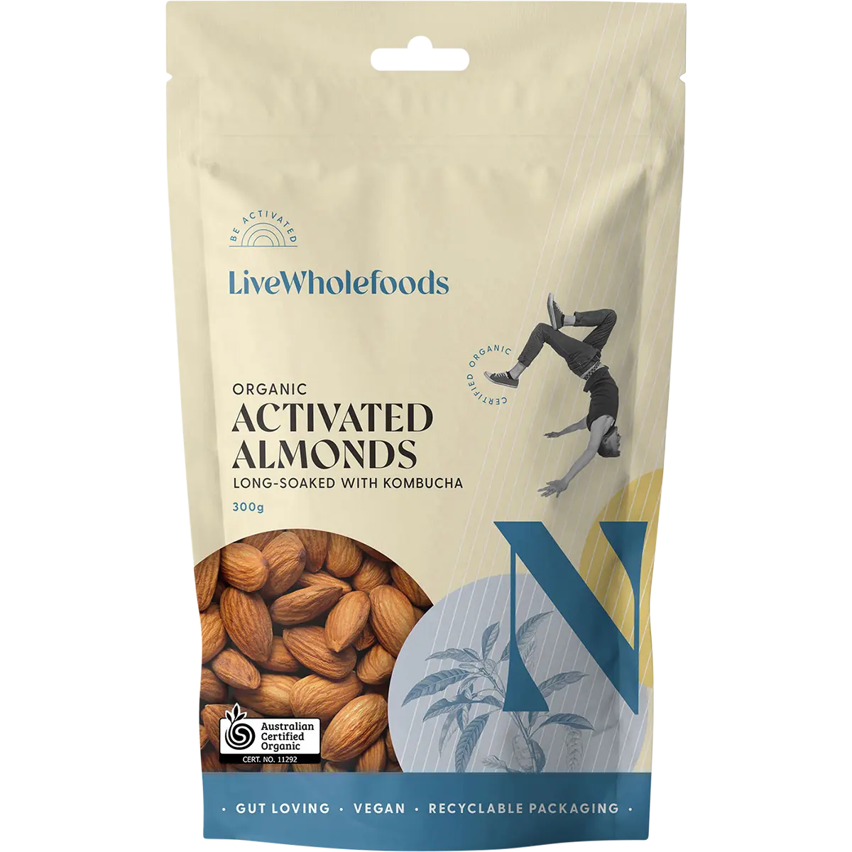 Live Wholefoods Organic Activated Almonds — official UHP product image 2