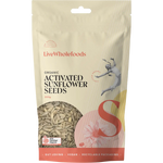 Live Wholefoods Organic Activated Sunflower Seeds — front pack image (UHP)