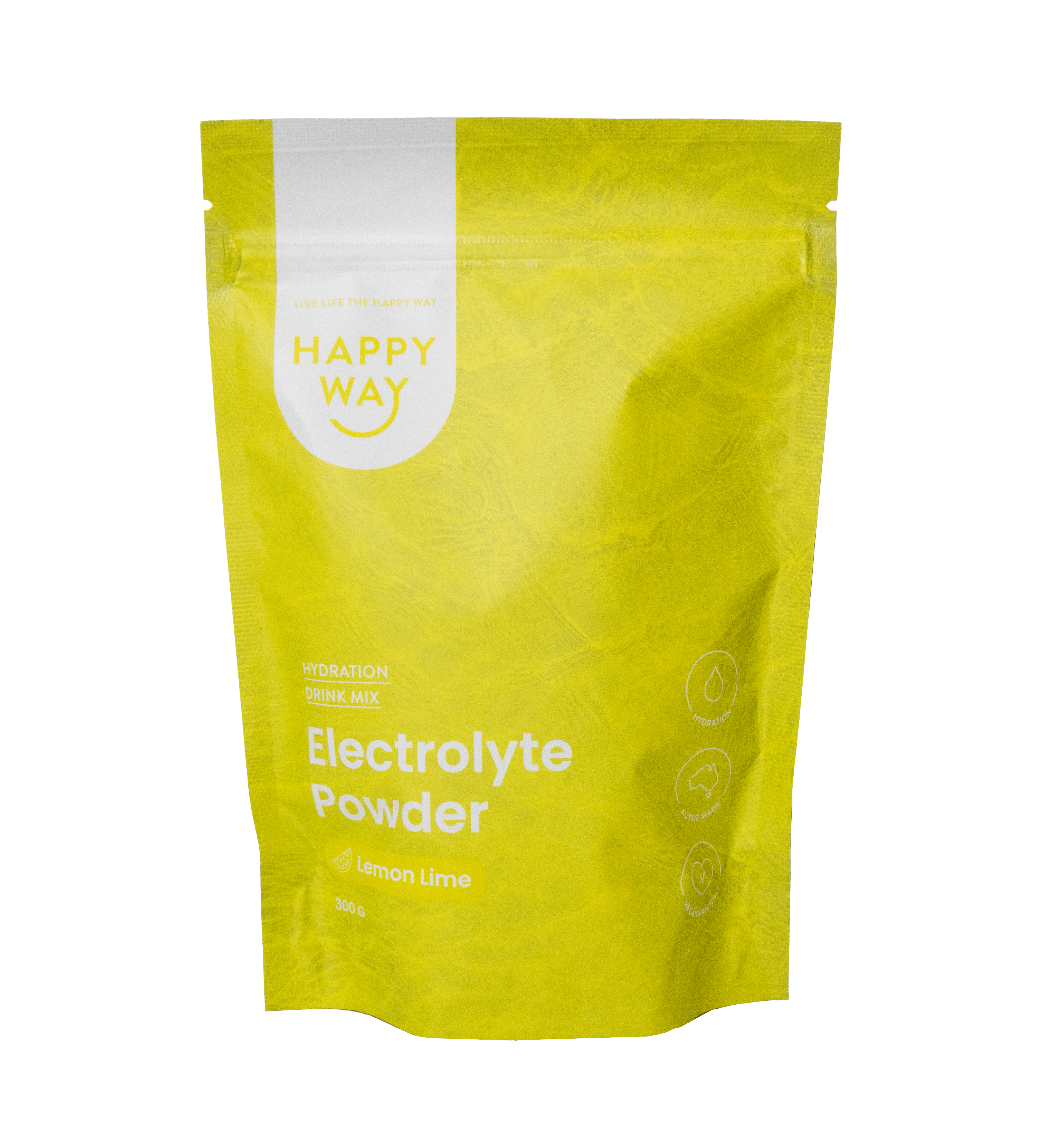 Happy Way Electrolyte Powder Lemon Lime 300g