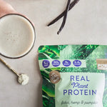 Power Super Foods Real Plant Protein - Vanilla Bean 400gm — official Power Super Foods image
