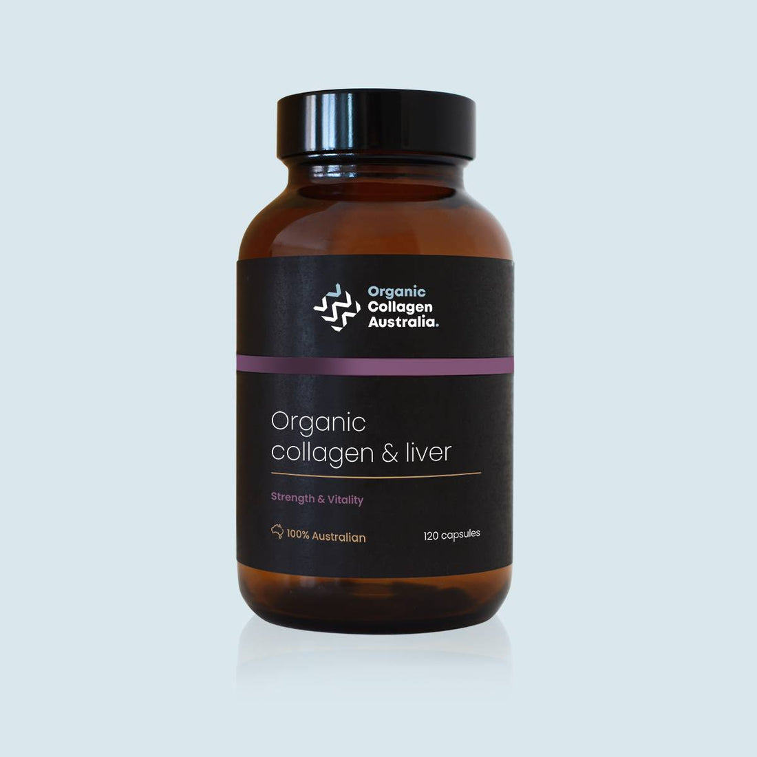 Organic Collagen Australia Organic Collagen & Liver 120 capsules