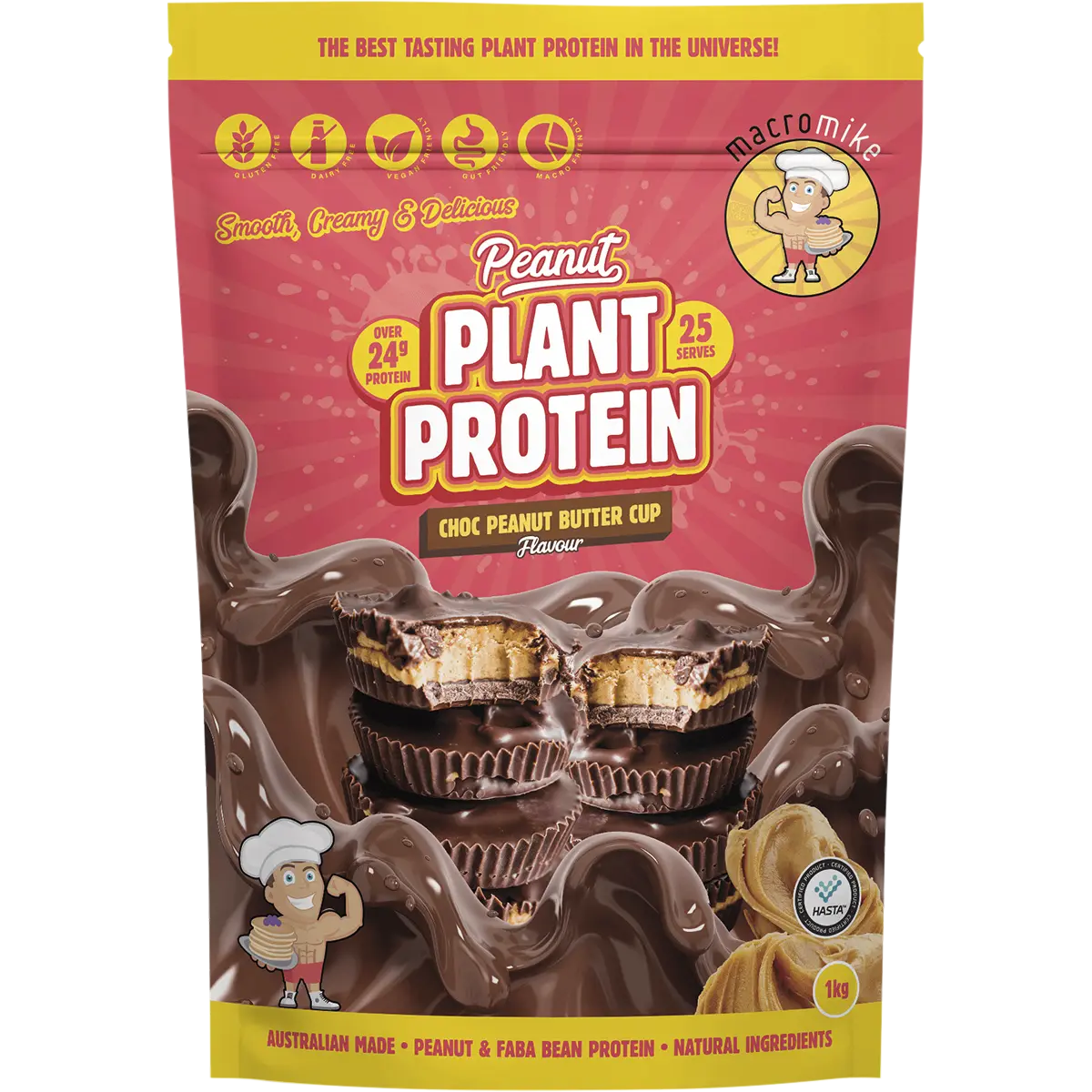 Macro Mike Peanut Plant Protein Choc Peanut Butter Cup — official UHP product image 2