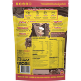 Macro Mike Premium Almond Protein Deluxe Chocolate — back pack image (UHP)