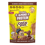 Macro Mike x Kellogg's Premium Almond Protein Coco Pops Inspired 400g — front pack image (UHP)
