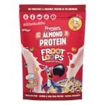 Macro Mike x Kellogg's Premium Almond Protein Froot Loops Inspired 400g — front pack image (UHP)