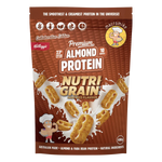 Macro Mike x Kellogg's Premium Almond Protein Nutri-Grain Inspired 400g — front pack image (UHP)