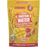 Macro Mike Plant Protein Water Strawberry Mango 300g — front pack image (UHP)