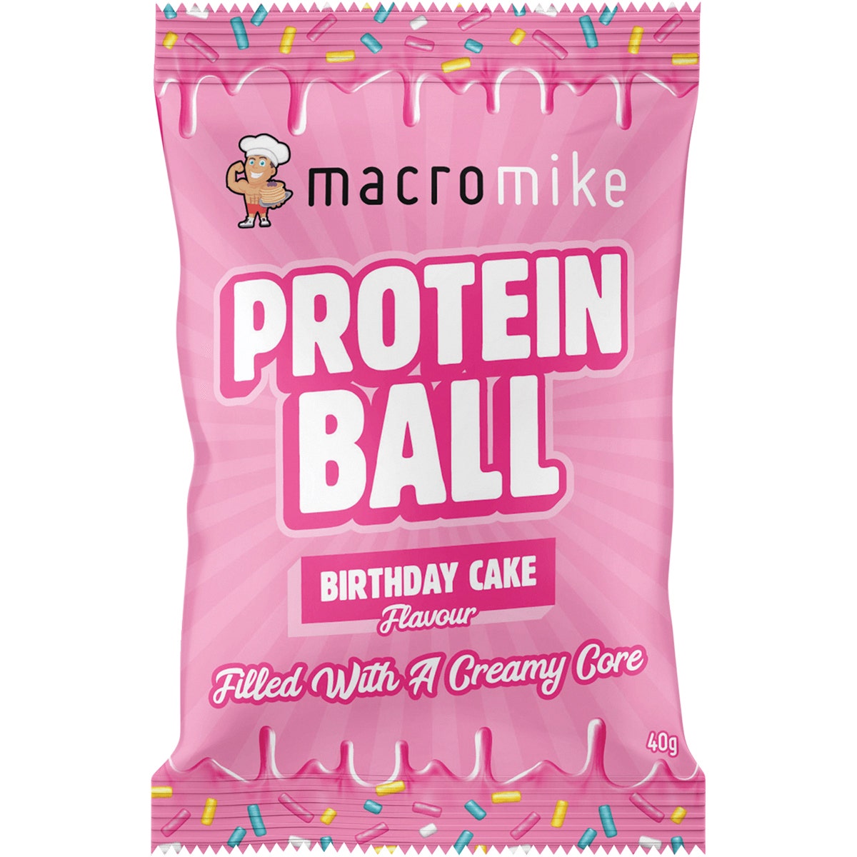 Macro Mike Protein Ball Birthday Cake 12x40g