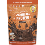 Macro Mike Golden Smooth Pea Protein Rich Chocolate 455g — front pack image (UHP)