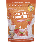 Macro Mike Golden Smooth Pea Protein Strawberry Delight 455g — front pack image (UHP)