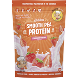 Macro Mike Golden Smooth Pea Protein Strawberry Delight 455g — front pack image (UHP)
