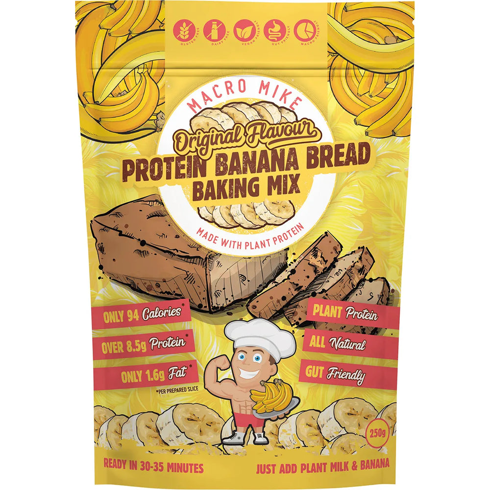 Macro Mike Protein Banana Bread Baking Mix 250g