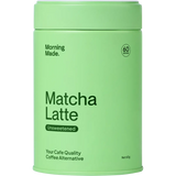 Morning Made Unsweetened Matcha Latte 60g — front pack image (UHP)