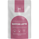 Matcha Maiden Strawberry Matcha Latte 150g — front pack image (UHP)