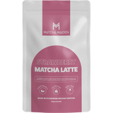 Matcha Maiden Strawberry Matcha Latte 150g — front pack image (UHP)