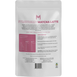 Matcha Maiden Strawberry Matcha Latte 150g — back pack image (UHP)