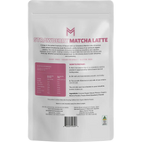 Matcha Maiden Strawberry Matcha Latte 150g — back pack image (UHP)
