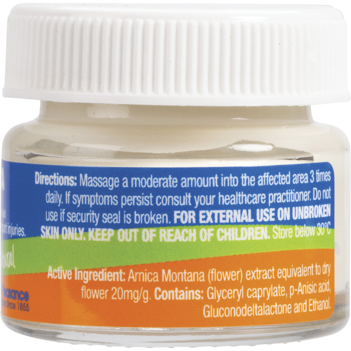 Martin & Pleasance Arnica Herbal Cream 20g right-side image