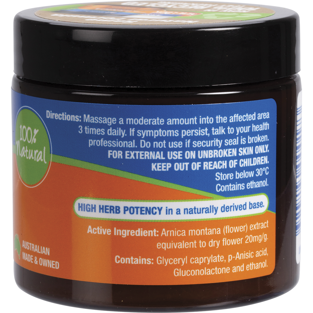 Martin & Pleasance Arnica Herbal Cream 100g right-side image