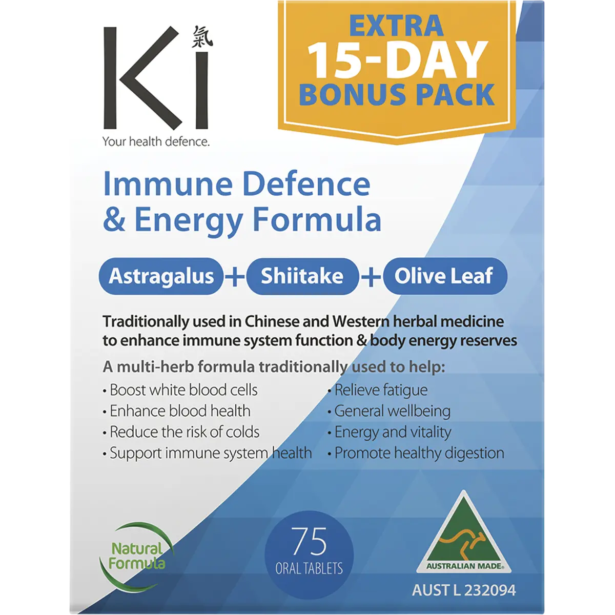 Martin & Pleasance Ki Immune Defence & Energy — official UHP product image 2