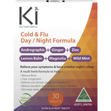 Martin & Pleasance Ki Cold & Flu Day Night 30Tabs — front pack image (UHP)