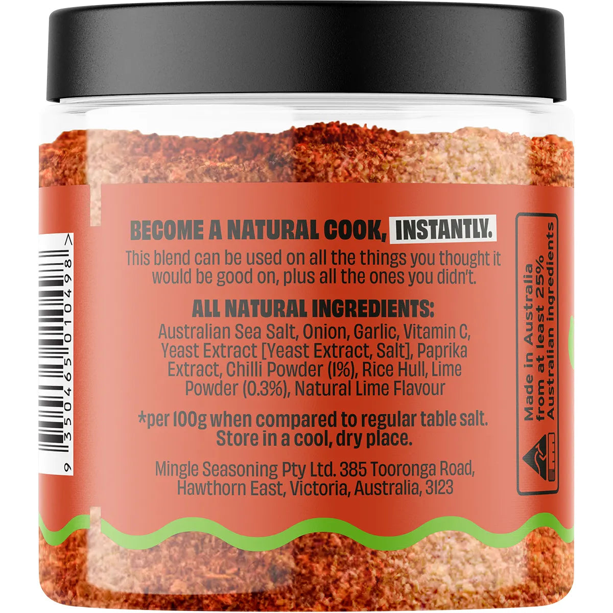 Mingle Seasoning Chilli & Lime Seasoned Salts 110g