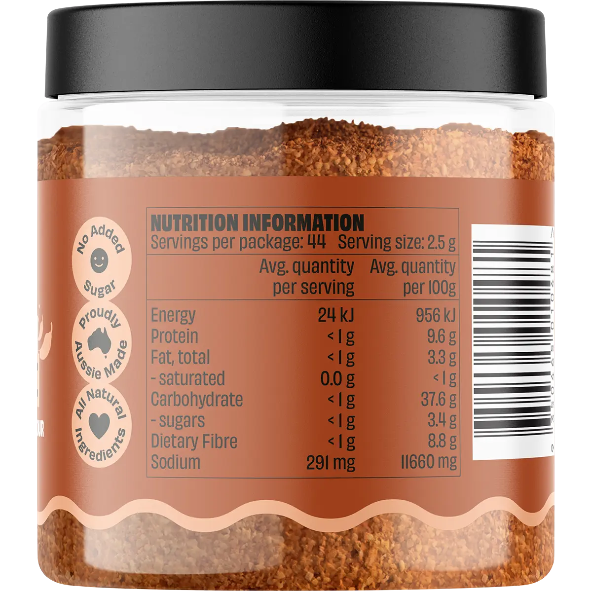 Mingle Seasoning Chilli Umami Seasoned Salts 110g — side pack image (UHP)