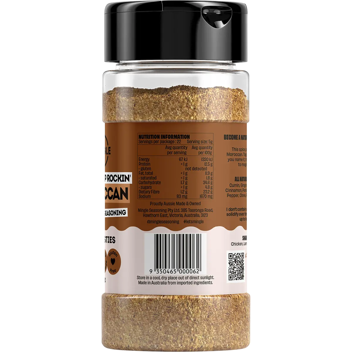 Mingle Mingle Moroccan All Natural Seasoning 110g supplier product photograph 3