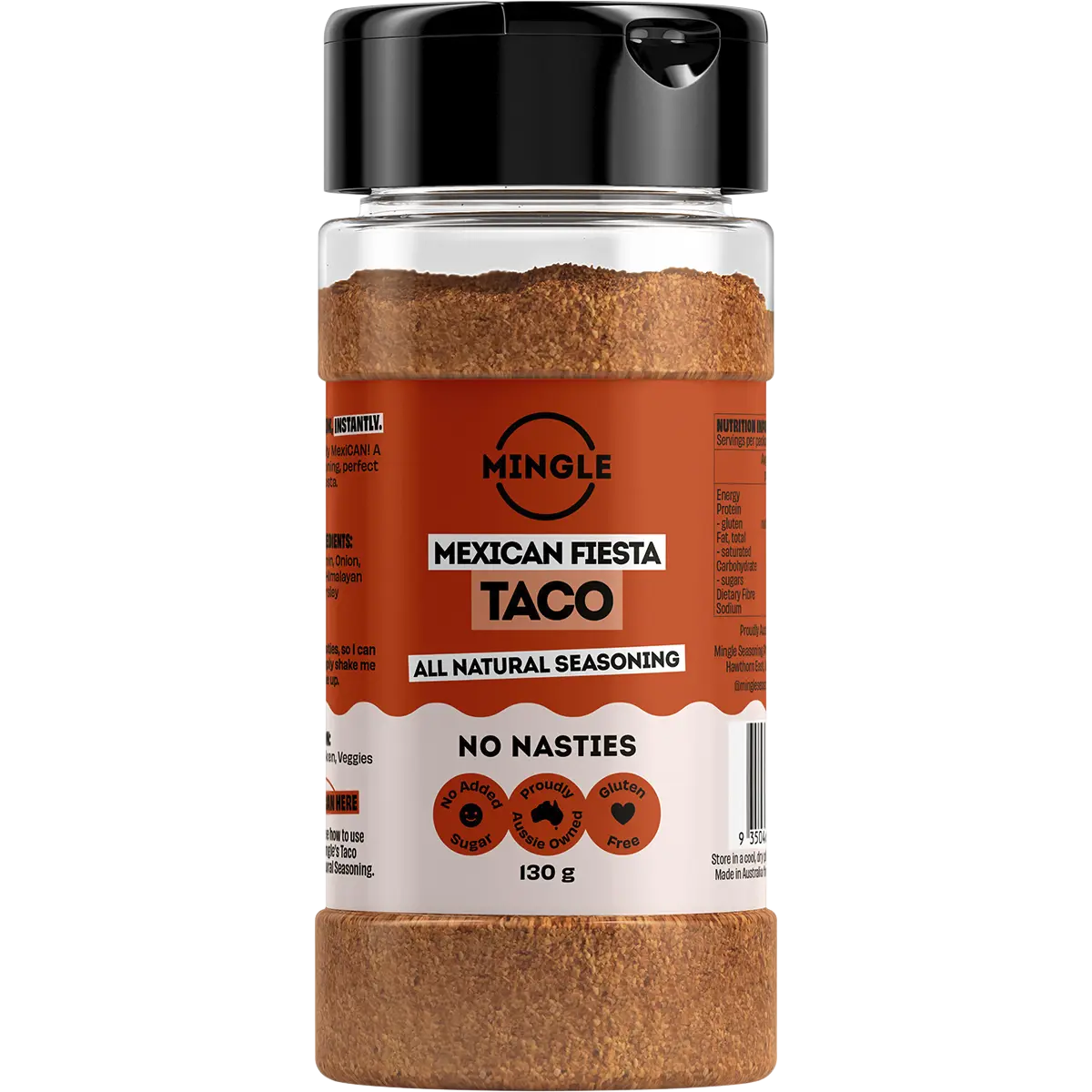 Mingle Mexican Fiesta Taco All Natural Seasoning 130g
