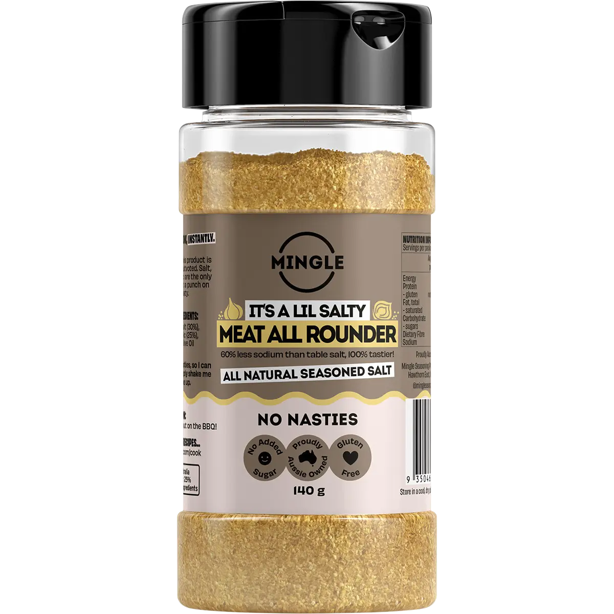 Mingle Meat All Rounder All Natural Seasoned Salt 140g